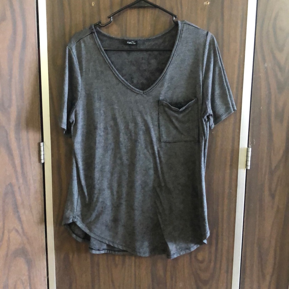 long top with pocket